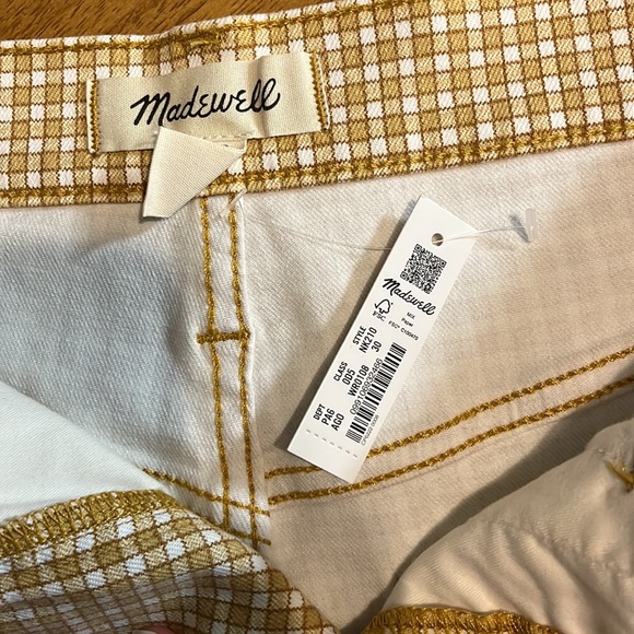 NWT Perfect Vintage Jean Short in Mini Check - Picture 7 of 9